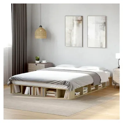 Produktbild von Bettgestell ohne Matratze Sonoma Eiche 160x200 cm
