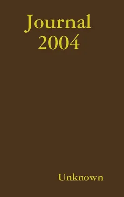 Produktbild von Journal 2004