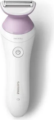 Obrázok produktu pre Philips 6000 series BRL136/00, Planžetový holiaci strojček, 1 hlava/hlavy, Ružová, Biela, nikel, Ergonomický, Batérie