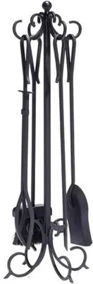 Produktbild von Haardwerkzeugset - Robustes Design, Rostfreies Gusseisen - 66 x 18 cm - Schwarz