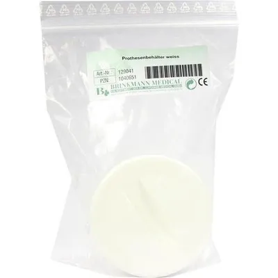 Zdjęcie produktu dla Pojemnik na protezy. Pokrywka i wkładka w kolorze białym