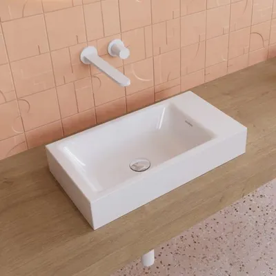 Immagine prodotto di KALDEWEI PURO lavabo da appoggio bianco alpino