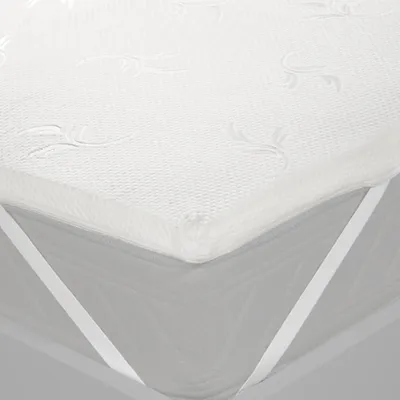 Topper 80x190 cm, Memoryschaum, 4 cm Höhe, mit elastischen Bändern