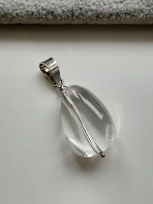 Produktbild von Anhänger Weisser Bergkristall Silber 925