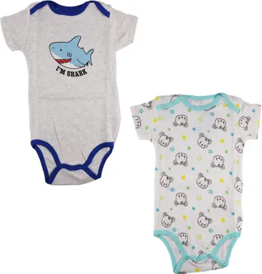 Produktbild von Baby 2er Pack kurzarm Body Strampler Jungen – 86