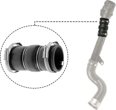 Produktbild von GATES 09-1299 Turbo Ladeluftschlauch für RENAULT Clio IV Schrägheck (BH) Captur (J5, H5) Clio IV Grandtour (KH) Express Kastenwagen CLIO IV Kasten
