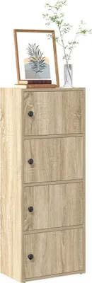 Productafbeelding van Maison Exclusive - Boekenkast Sonoma-eikenhout, 40x24x102 cm, houtvezel