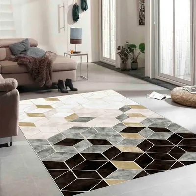 Produktbild von Conceptum Hypnose, Exfab217, Teppich (80 x 200), 100 % POLYESTER, Creme, 80 x 200 cm