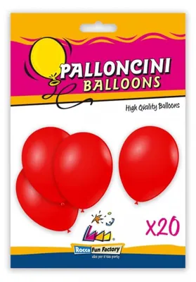 Produktbild von Rote Latexballons, 26 cm