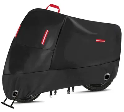 Produktbild von Motorradabdeckung 300D Oxford Wasserdicht XL 230x95x125cm mit Reflektionsstreifen und Schlosslöchern
