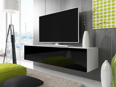 Image de TV-Lowboard Sideboard Table de télévision Armoire de télévision Commode de télévision Armoire murale