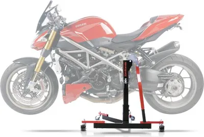 Immagine prodotto di Cavalletto centrale CS Power Evo per Ducati Streetfighter 848 11-15 Rosso