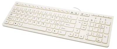 Immagine prodotto di Conceptronic Tastiera USB Slim Layout IT USB-A/USB-C Bianca