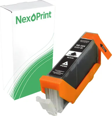Produktbild von Druckerpatrone kompatibel zu Canon CLI-551BK schwarz Pixma MG 6450 MG 6420 MG 6350 MG 5655 MG 5650 white