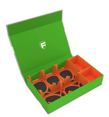 Produktbild von Feldherr Magnetbox grün für Karten und Spielmaterial - 750 Spielkarten in Standard Card Game Size + Token