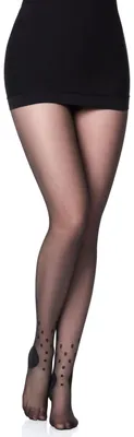 Image de Collants à motifs Antie pour femmes G5820 20 DEN (Noir-5820, S) .