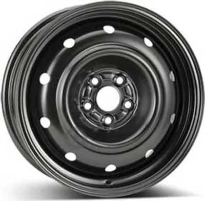 Productafbeelding van 16-inch stalen velg ALCAR, 16" x 6.5", 5x100 boutgaten, ET48, 56.00mm naafdiameter, zwarte velg