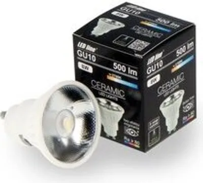 Produktbild von 1x LED Leuchtmittel | GU10 | COB | 8W | 24° | 500 Lumen | Glühbirne | Glühlampe | Spot | Stromsparend | 2700K warmweiß