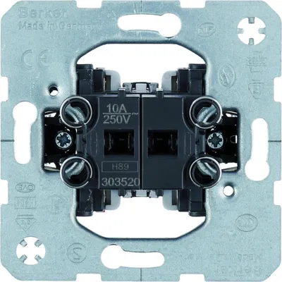 Immagine prodotto di Interruttore a bilanciere per tapparelle Berker, inserti modulari, 1 pz.