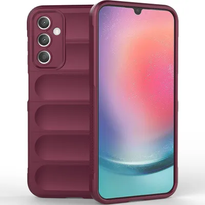 Immagine prodotto di Custodia per Samsung Galaxy A25 5G Custodia protettiva in silicone TPU morbido antiurto Borgogna