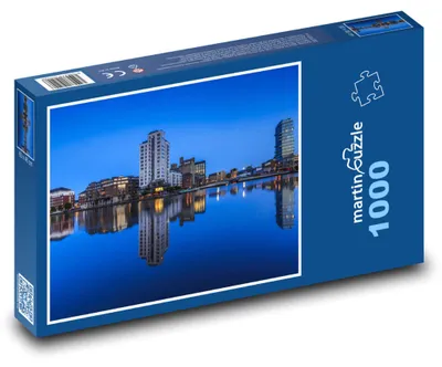 Zdjęcie produktu dla Puzzle 1000 Dublin, metropolia nad rzeką Liffey - martinpuzzle