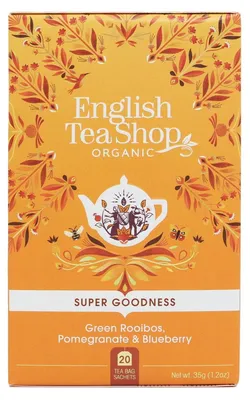 Herbata zielona z Rooibos,granatem i jagodą (20x1,75) BIO 35 g