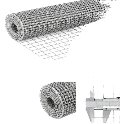 Immagine prodotto di Recinzione in rete metallica, costruzione resistente, molteplici applicazioni, colore argento, dimensioni 1,2 x 15 metri