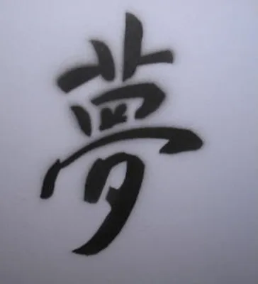 Produktbild von Tattoo-Schablone , Schriftzeichen S014