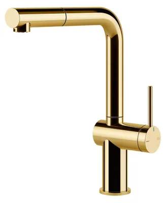 Produktbild von Gessi 60433, Ziehen, Gold, Hebelgriffe, Einzelbild, 3/8", Typ L