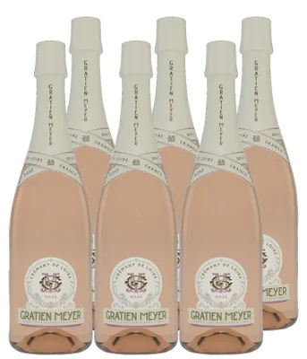 Produktbild von Gratien & Meyer Crémant de Loire AOC Rosé Brut (6x0,75l)