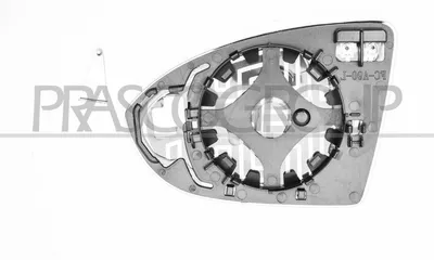 Produktbild von PRASCO Spiegelglas Außenspiegel Rechts für VW Touran (5T1) Beheizbar Konvex VG7217503