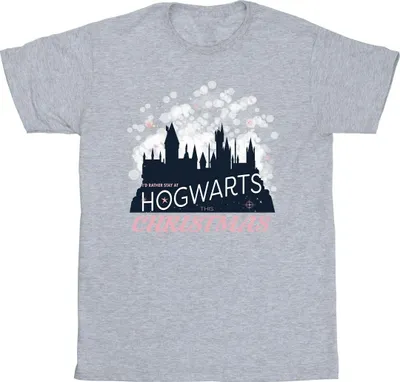 Produktbild von Harry Potter - "Hogwarts" T-Shirt für Herren BI30947 (XXL) (Grau)