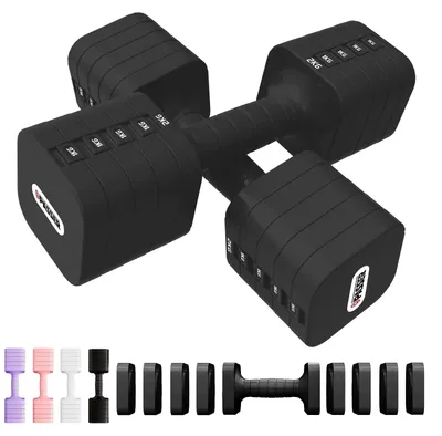 Produktbild von 20 kg Verstellbares Kurzhantelset, 5-in-1