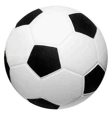 Produktbild von Schaumfußball mit PolyurethanÜberzug | WEIß-SCHWARZ