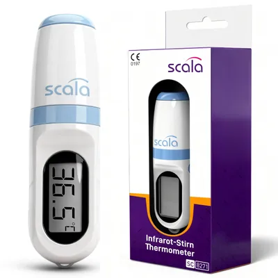 Productafbeelding van Scala SC 8271 Infrarood-thermometer voor het meten van de lichaamstemperatuur op het voorhoofd