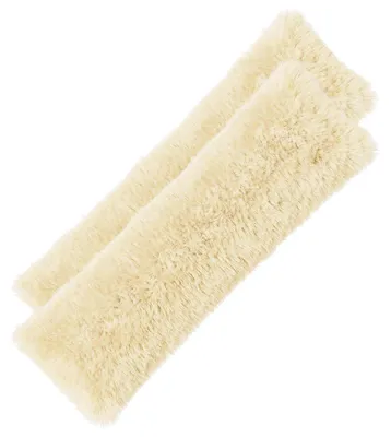 Obrázok produktu pre vidaXL Vankúšový poťah, 2 ks, farba: krémová, materiál: PV fleece, rozmer: 40 x 145 cm, model: HEERLEN