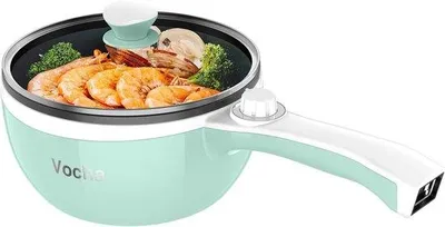 Immagine prodotto di Piccola pentola elettrica portatile da 1,5 L con rivestimento antiaderente