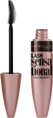 Produktbild von Maybelline Lash Sensational, Schwarz, Very Black, Volumengebend, Aqua / Water, Propylene Glycol, Styrene/Acrylates/Ammonium Methacrylate Copolymer,..., 9,5 ml