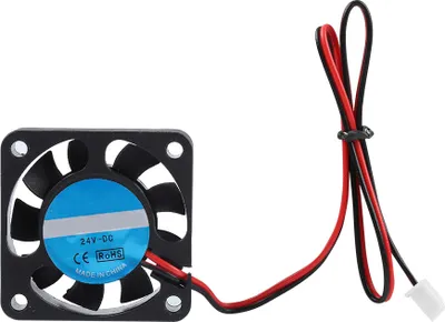 Imagen del producto de 2 ventiladores extrusores de 24V, 4010, 7000 RPM, de gran caudal de aire, silenciosos, para impresoras 3D
