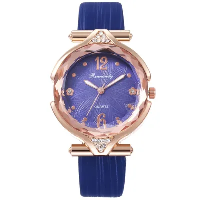 Image de Montre Femme HA-12402 Bleue - Élégance et Confort KP12402