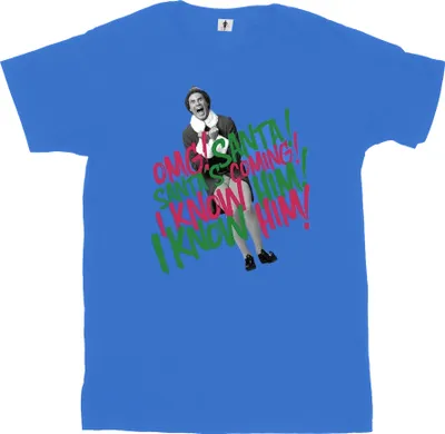 Produktbild von Elf - "Santa's Coming" T-Shirt für Damen BI21879 (M) (Königsblau)