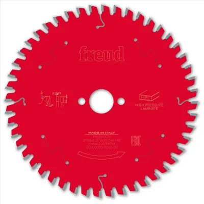 Produktbild von Freud Kreissägeblatt für HPL Werkstoffe 160x2,2/1,6x20mm 48 Zähne FR06H001H