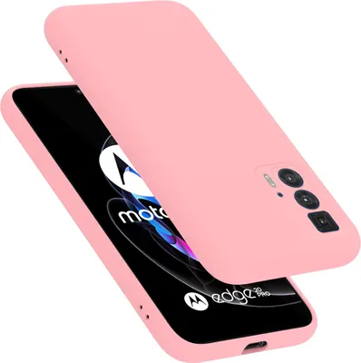 Obrázok produktu pre Cadorabo ochranné puzdro pre Motorola EDGE 20 PRO / EDGE S PRO v ružovom puzdre na mobilný telefón Puzdro Kryt TPU Etui
