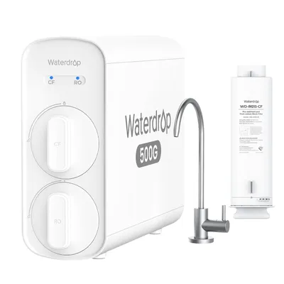 Produktbild von Waterdrop G5P500 Umkehrosmoseanlage, 500 GPD, mit einem zusätzlichen WD-G5P500-CF Ersatzfilter