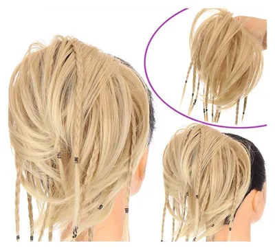 Image de Chignon de cheveux synthétiques pour femmes