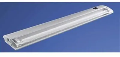Produktbild von IBV 8W Unterbauleuchte mit Schalter & Steckdose | 4200K T5 Küchenlampe – Saasil G5 230V Silber