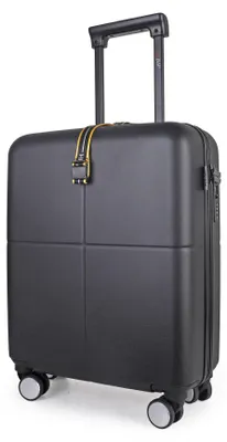 Image de Valise en polycarbonate de 55 cm, avec serrure TSA, roulettes silencieuses, idéale pour les voyages et les vacances