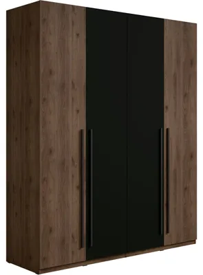 Obrázok produktu pre Skriňa 180 MARGHERA 20 orech elegant / čierný onyx