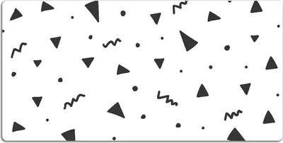 Produktbild von Schreibtischmatte Tischunterlage 100x50 cm Mauspad - Geometrische Formen