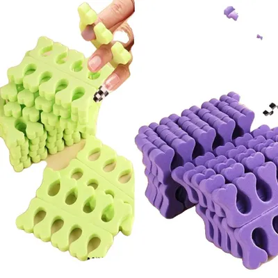 Obrázek produktu pro Oddělovače prstů, měkká houbička, 100 nebo 200 kusů, 02, 200 kusů